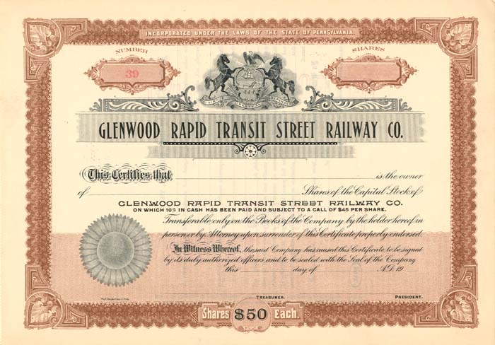 Glenwood Rapid Transit Street Railway Co.